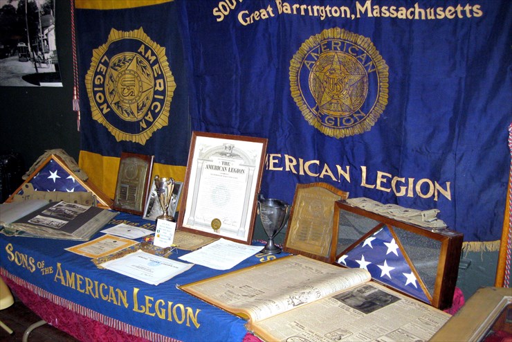NEW: American Legion Post 127 display at the Town Museum