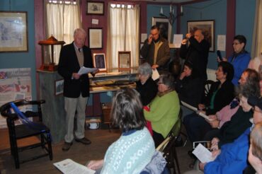 First Cong. Church presents the GBHS with two historical items